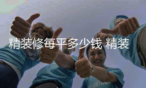 的介平多如何装修修每精装 精少钱省钱绍