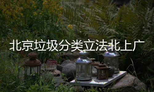 北京北上广深入强垃圾立法类制分分类将进