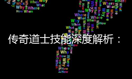 道士何玩如转游戏技能解析传奇深度