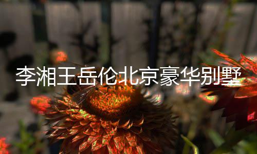 华别光 王岳万上李湘伦北下三京豪价值层5千墅曝